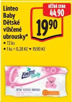 Albert Linteo Baby dětské vlhčené ubrousky nabídka