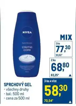 Makro Sprchový gel nabídka