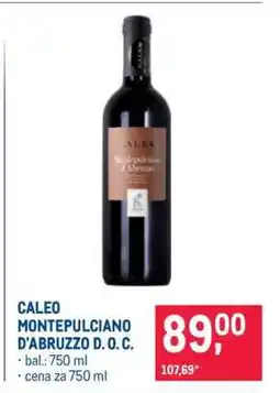 Makro Caleo Montepulciano D’Abruzzo D.O.C nabídka