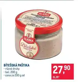 Makro Bítešská paštika nabídka