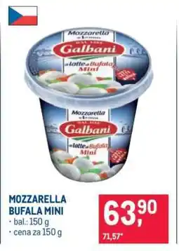Makro MOZZARELLA BUFALA MINI nabídka