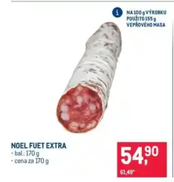 Makro NOEL FUET EXTRA nabídka