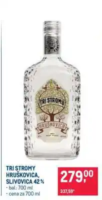 Makro TRI STROMY HRUŠKOVICA, SLIVOVICA 42 % nabídka