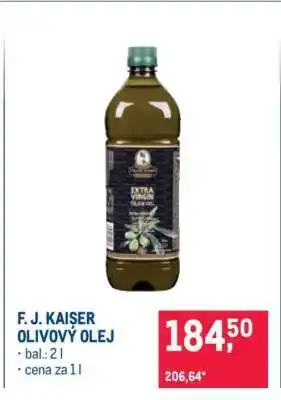 Makro F. J. Kaiser olivový olej nabídka