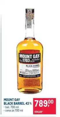 Makro Mount Gay Black Barrel 43 % nabídka