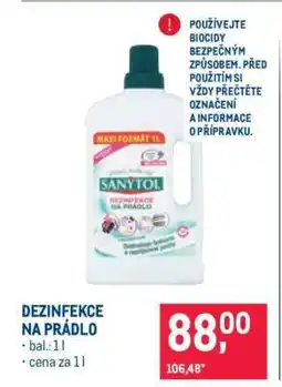 Makro Dezinfekce na prádlo nabídka