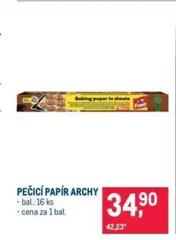 Makro PEČICÍ PAPÍR ARCHY nabídka