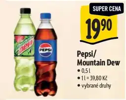 Albert Pepsi, Mountain Dew nabídka