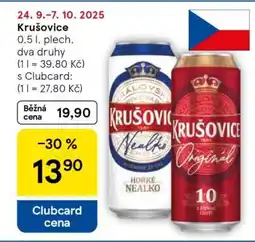 Tesco Krušovice nabídka