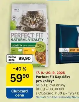 Tesco Perfect fit Kapsičky pro kočky nabídka