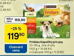 Tesco Friskies Kapsičky pro psy nabídka