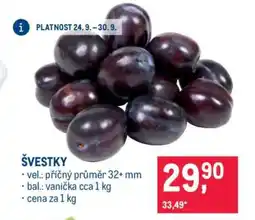Makro Švestky nabídka