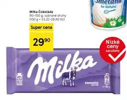 Tesco Milka Čokoláda nabídka