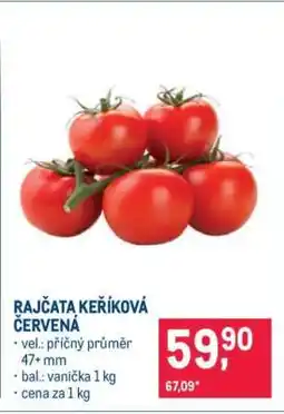 Makro Rajčata keříková červená nabídka