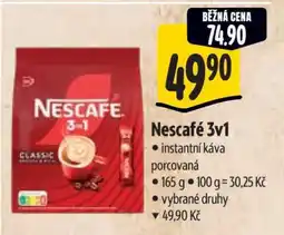 Albert Nescafé 3v1 nabídka