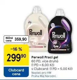 Tesco Perwoll prací gel nabídka