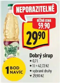 Albert Dobrý Sirup nabídka
