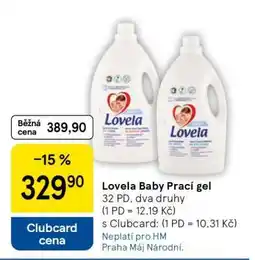 Tesco Lovela Baby Prací gel nabídka