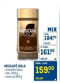 Makro Nescafé Gold nabídka