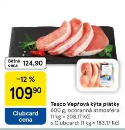 Tesco Tesco Vepřová kýta plátky nabídka