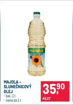 Makro Majola Slunečnicový olej nabídka