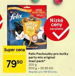 Tesco Felix Pochoutky pro kočky party mix original maxi pack nabídka
