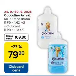 Tesco Coccolino aviváž nabídka