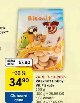 Tesco Vitakraft Hobby Vit Piškoty nabídka