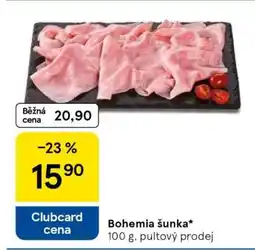 Tesco Bohemia šunka nabídka