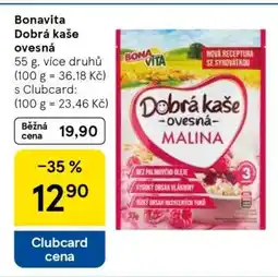 Tesco Bonavita Dobrá kaše ovesná nabídka