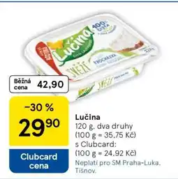 Tesco Lučina nabídka