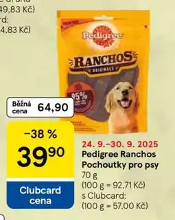 Tesco Pedigree Ranchos Pochoutky pro psy nabídka