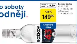 Tesco Božkov Vodka nabídka