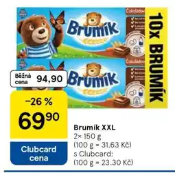 Tesco Brumík XXL nabídka