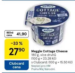 Tesco Meggle Cottage cheese nabídka