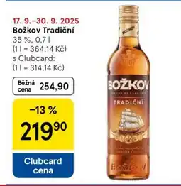 Tesco Božkov Tradiční nabídka