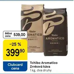 Tesco Tchibo Aromatico Zrnková káva nabídka