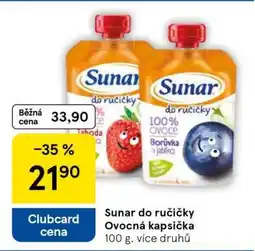 Tesco Sunar do ručičky Ovocná kapsička nabídka