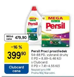 Tesco Persil prací prostředek nabídka
