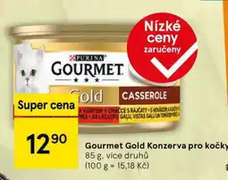 Tesco GOURMET GOLD Konzerva pro kočky nabídka