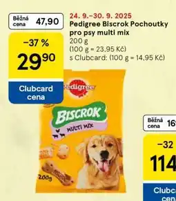 Tesco Pedigree Biscrok Pochoutky pro psy multi mix nabídka