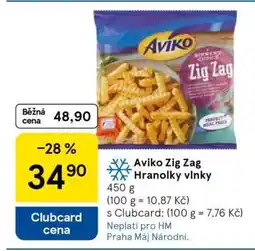 Tesco Aviko Zig Zag Hranolky vlnky nabídka