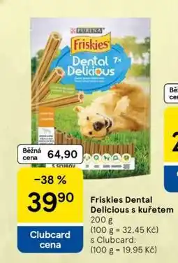 Tesco Friskies Dental Delicious s kuřetem nabídka