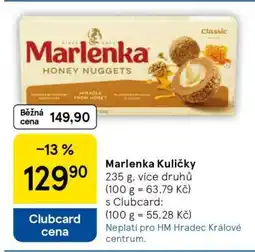 Tesco Marlenka kuličky nabídka
