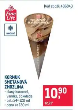 Makro KORNUK SMETANOVÁ ZMRZLINA nabídka