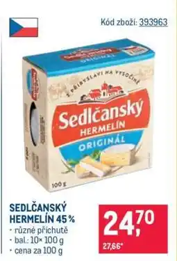Makro Sedlčanský Hermelín 45 % nabídka