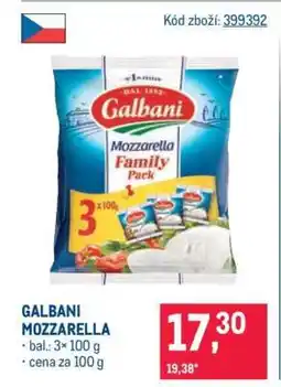 Makro Galbani mozzarella nabídka