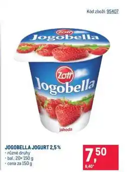 Makro Jogobella jogurt 2,5 % nabídka