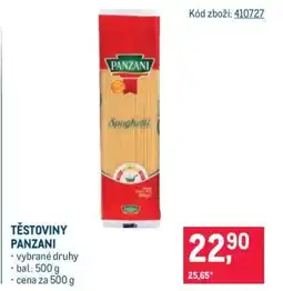 Makro TĚSTOVINY PANZANI nabídka