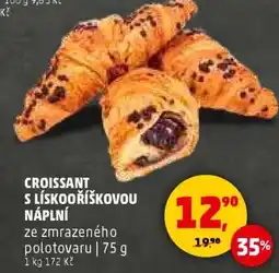 Penny Market Croissant s lískovoříškovou náplní nabídka